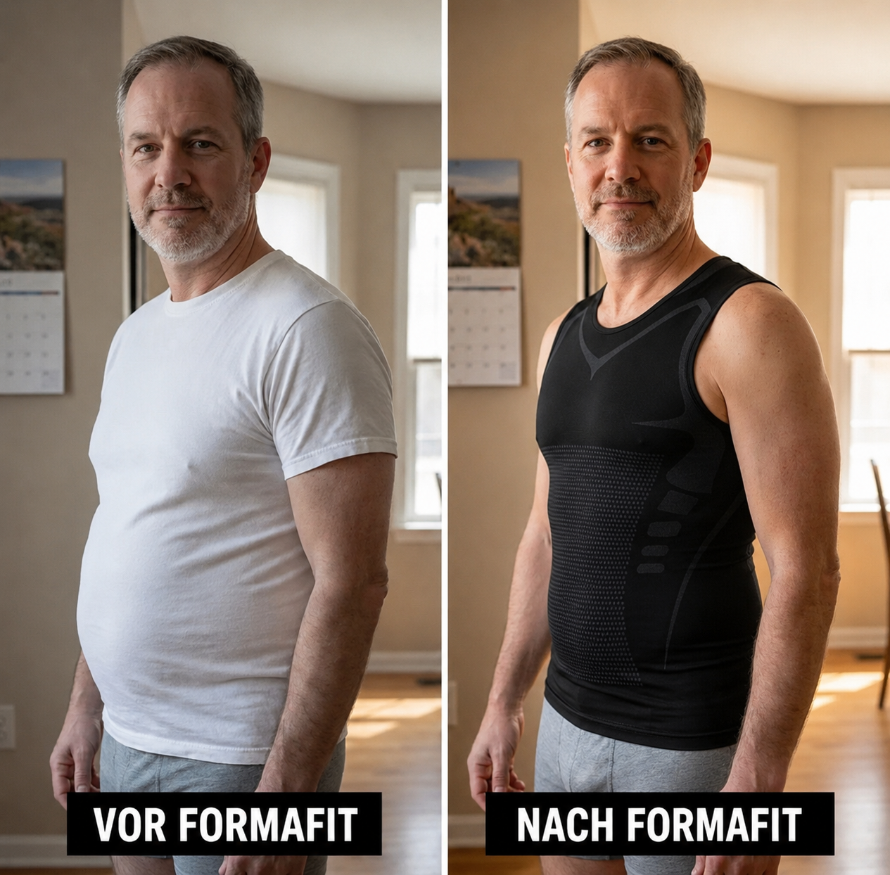 FormaFit | Glättet Männerbrust & Bauch sofort
