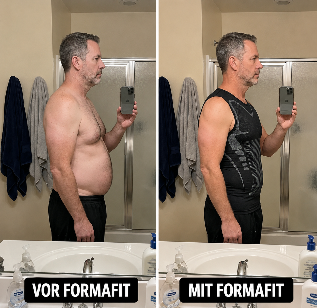 FormaFit | Glättet Männerbrust & Bauch sofort