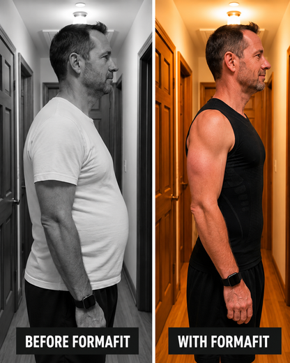 FormaFit™ Compression Shirt for Men — Instantly Slims Belly & Chest