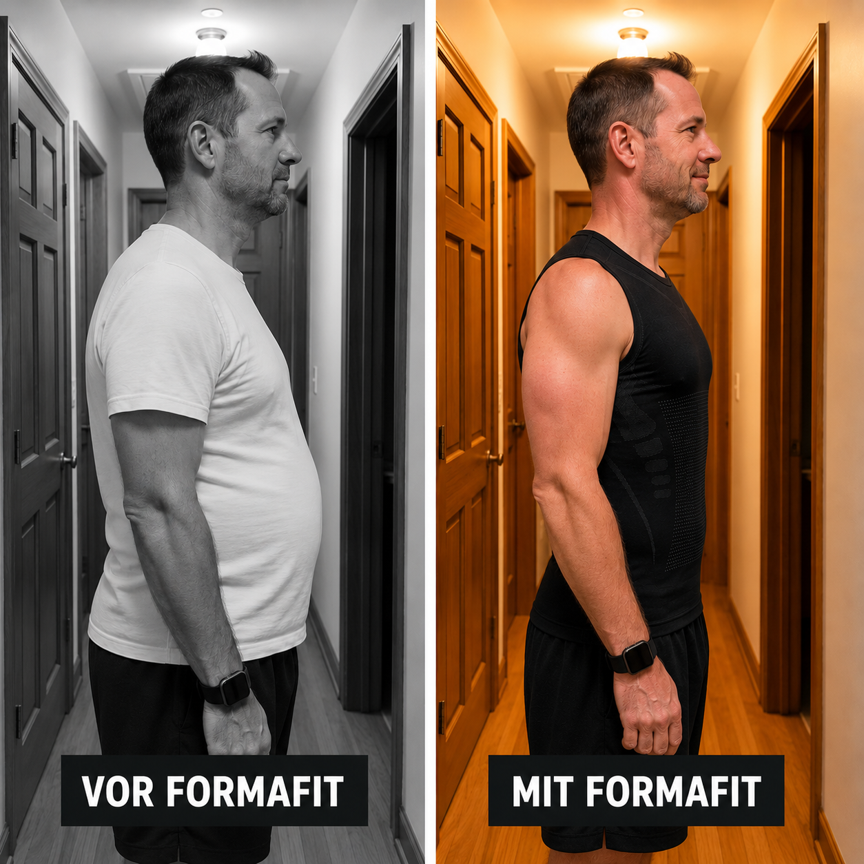 FormaFit | Glättet Männerbrust & Bauch sofort